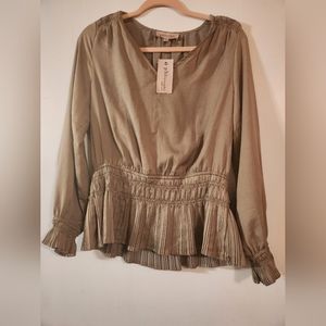 Philosophy Gold Blouse